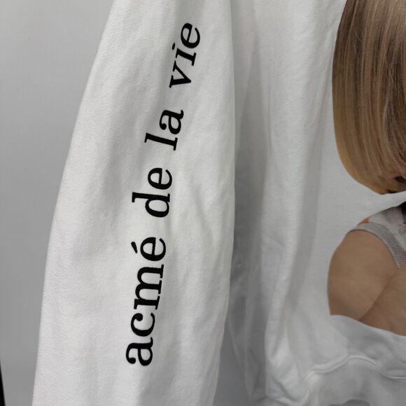 acme de la vie Unisex Adult Size 1 Large Hoodie Baby Face Korean Brand Hipster - Picture 3 of 12